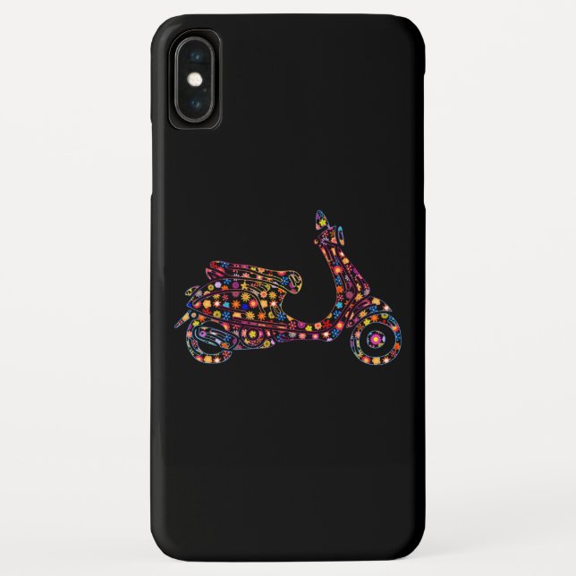 Motorrad mit Blume Case-Mate iPhone Hülle (Rückseite)