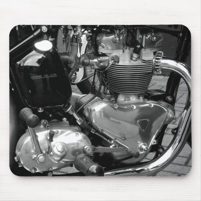 Motorrad-Motor Mousepad (Vorne)