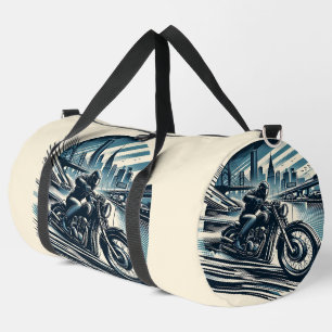 Motorrad Motorcross Biker Groß Duffle Bag