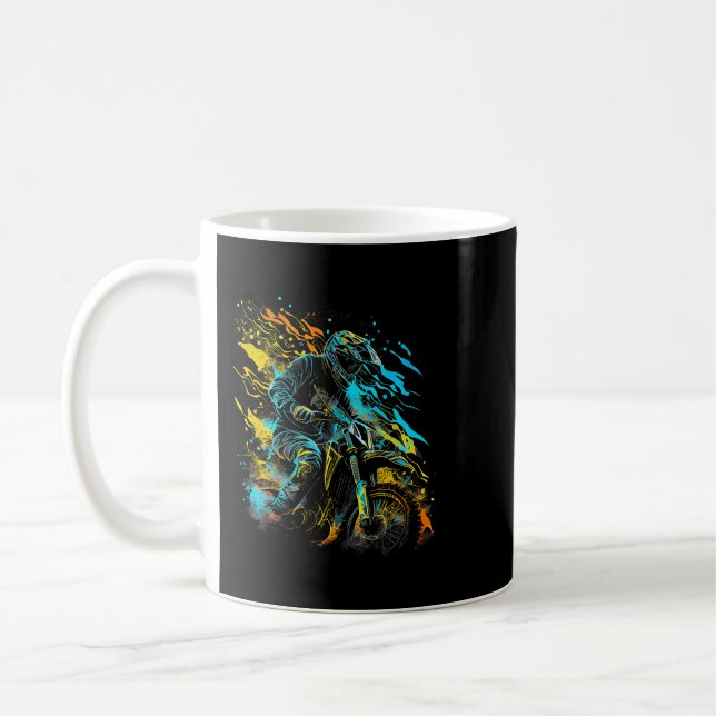 Motorrad-Motorrad Enduro Dirtbike Outdoo Kaffeetasse (Links)