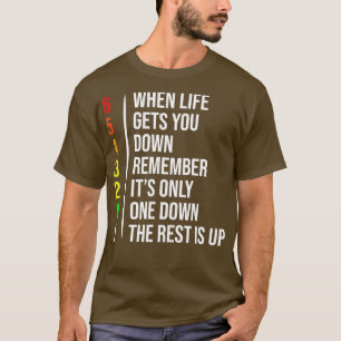 Motorrad-Motorrad-Geber, wenn das Leben kommt T-Shirt