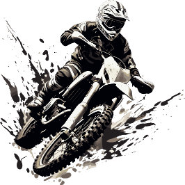 Motorrad Motorrad Motorcross Sport Krawatte