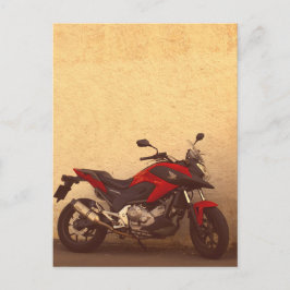 Motorrad-Motorrad-Motorrad-Rad-Fahrer Postkarte