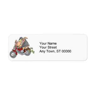 Motorrad-Motorrad-Motorradfahrer Cartoon