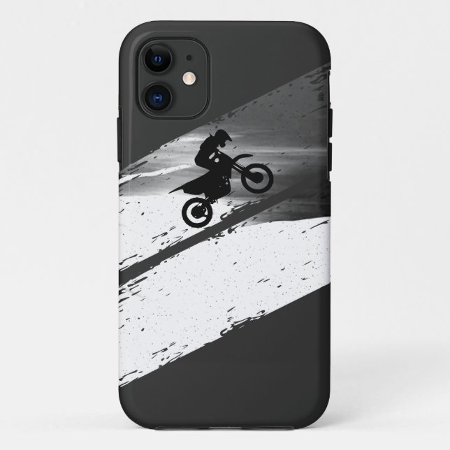 Motorrad-Motorradfahrer-Springdunen Case-Mate iPhone Hülle (Rückseite)