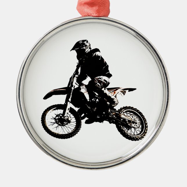 Motorrad Ornament Aus Metall (Vorne)