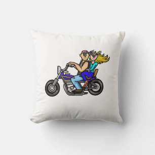 Motorrad-Paar-Kissen fertigen es besonders an! Kissen