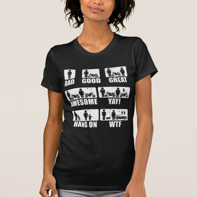 Motorrad Passion Verheirateten Paare Fahrrad Spaß T-Shirt (Vorderseite)