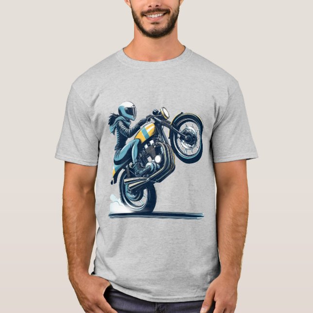 Motorrad-phantastische Motorradfahrer-Tour T-Shirt (Vorderseite)