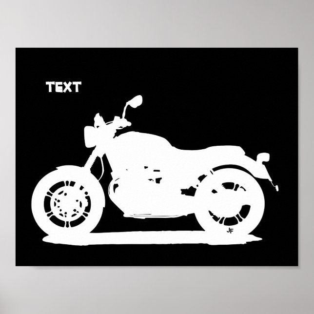 Motorrad Poster (Vorne)