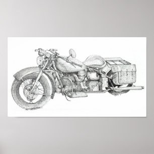 Motorrad Poster