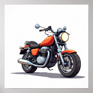 Motorrad Poster