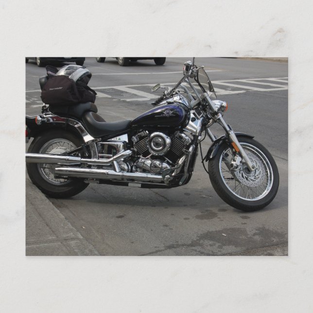 Motorrad Postkarte (Vorderseite)