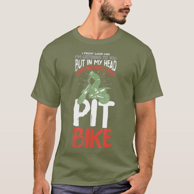 Motorrad-Racing-Motorrad-Motocross T-Shirt (Vorderseite)