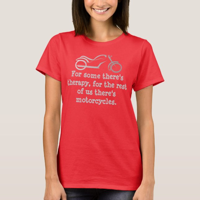 Motorrad, Reiten zum Shirt. T-Shirt (Vorderseite)