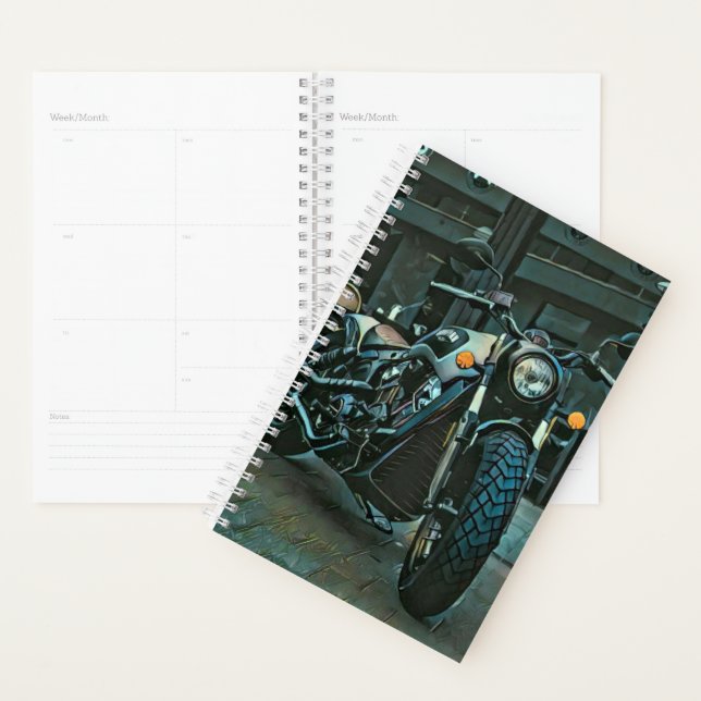 Motorrad-Retro-Geschenk Planer (Anzeige)