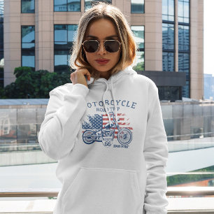 Motorrad-Roadtrip Route 66 Sturgis oder Pleite Hoodie