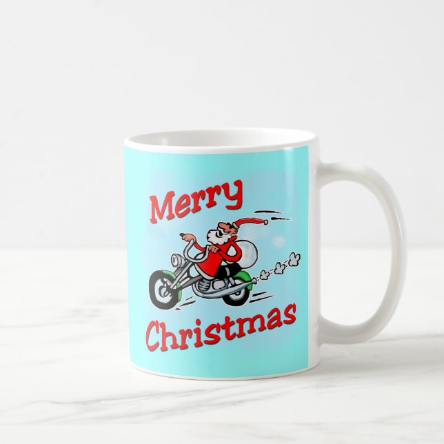 Motorrad-Sankt-Tasse Kaffeetasse (Rechts)
