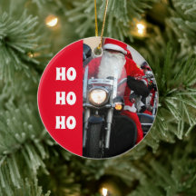 Motorrad Santa Claus Ho Ho Ho