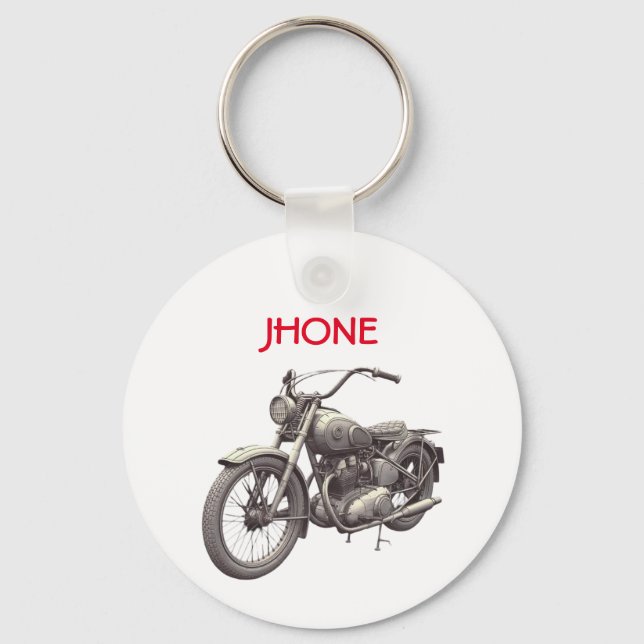 Motorrad-Schlüsselanhänger Schlüsselanhänger (Vorderseite)