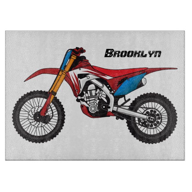 Motorrad Schneidebrett (Vorderseite)