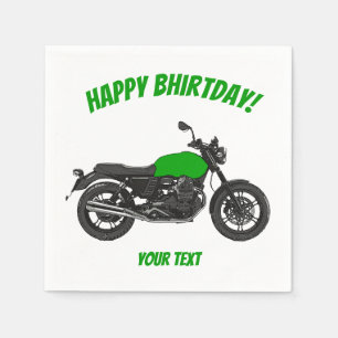 Motorrad Serviette