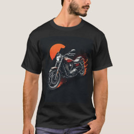 Motorrad - Sonnenuntergang T-Shirt
