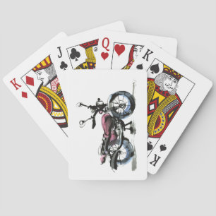 Motorrad Spielkarten