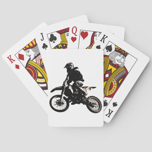 Motorrad Spielkarten (Rückseite)