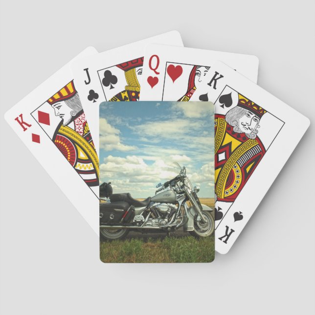 Motorrad-Spielkarten Spielkarten (Rückseite)
