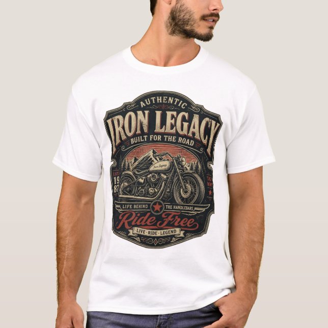 Motorrad T-Shirt (Vorderseite)