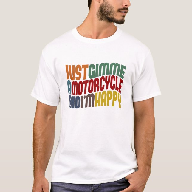 Motorrad T-Shirt (Vorderseite)