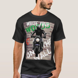Motorrad T Shirt Bridge Custom Graffiti