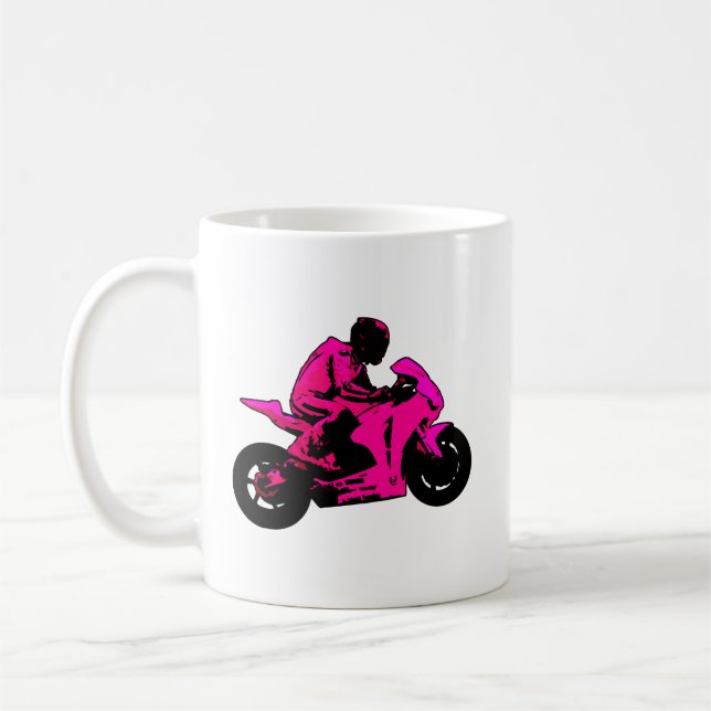 Motorrad-Tasse Kaffeetasse (Links)