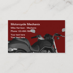 Motorrad-Themen-Mechaniker-Geschäftskarten Visitenkarte