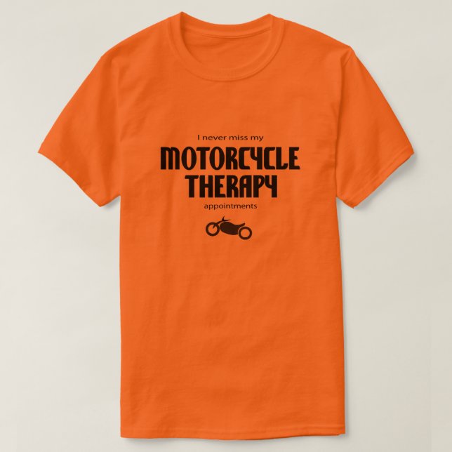 Motorrad-Therapie T-Shirt (Design vorne)