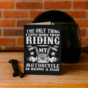 Motorrad-Vater Biker Karte