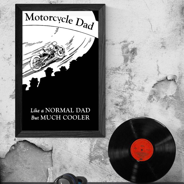 Motorrad-Vater wie normaler Vater, aber viel coole Poster (Von Creator hochgeladen)
