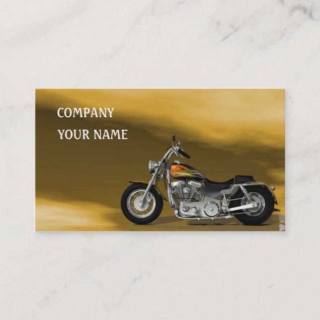 Motorrad Visitenkarte (Vorderseite)