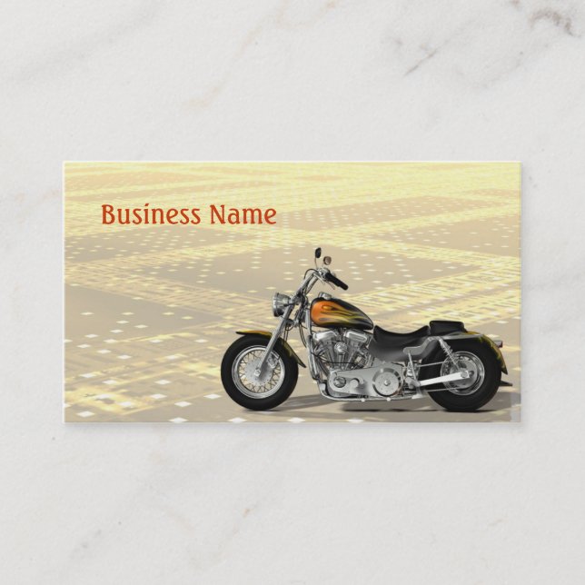 Motorrad Visitenkarte (Vorderseite)