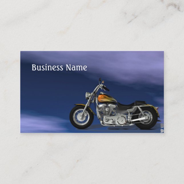 Motorrad Visitenkarte (Vorderseite)