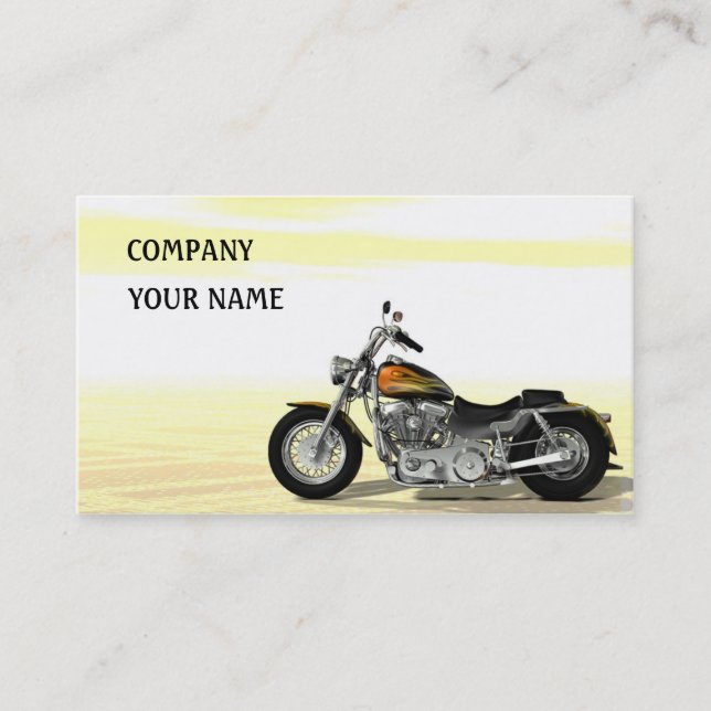 Motorrad Visitenkarte (Vorderseite)