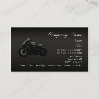 Motorrad-Visitenkarten Visitenkarte