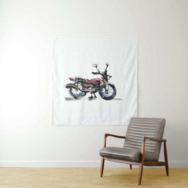 Motorrad Wandteppich (Beispiel)