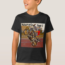 Motorrad-Yoga 1 T-Shirt
