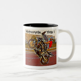 Motorrad-Yoga 1 Tasse
