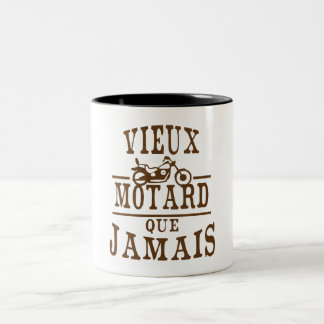 Motorrad Zweifarbige Tasse