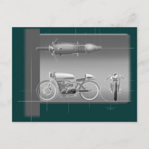 MOTORRADDESIGN ART. POSTKARTE