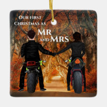 Motorräder Autumn Forest Coups Erste Weihnachten