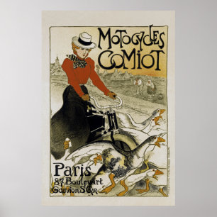 Motorräder Comiot Poster